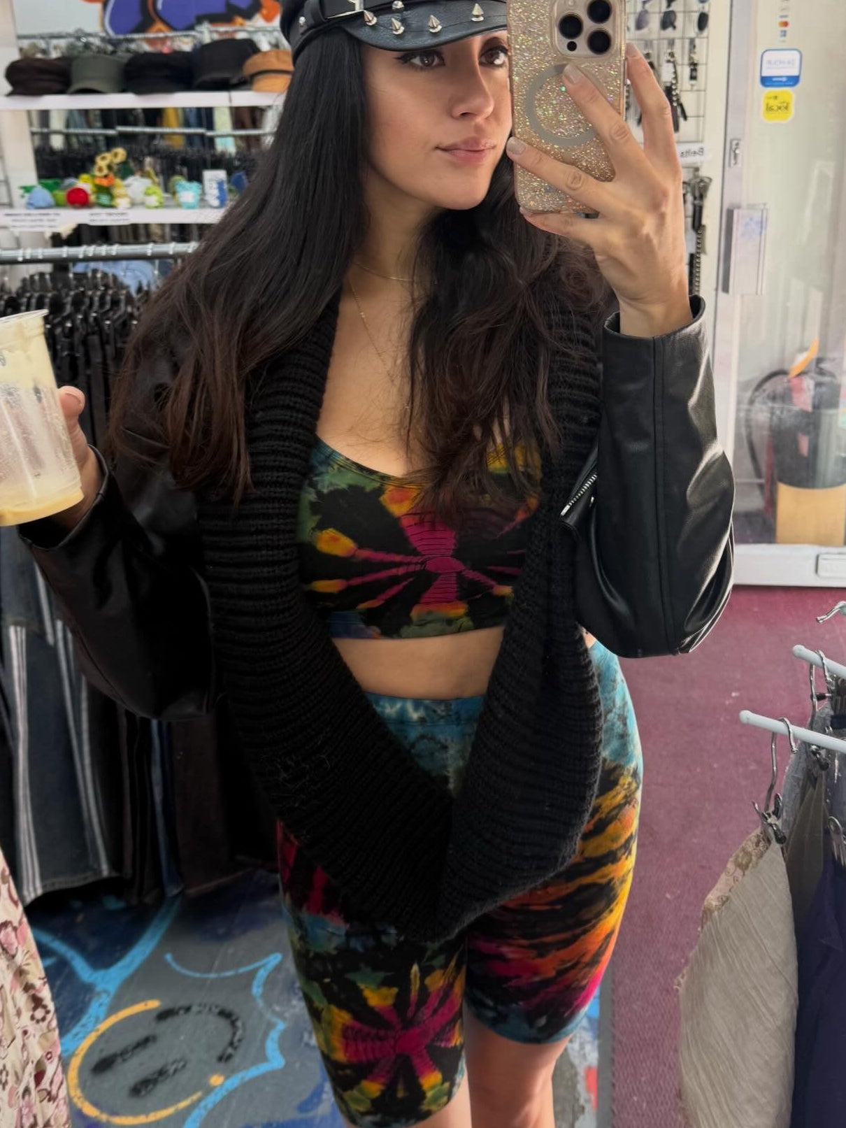 Cosmic Tie Dye Crop Tops