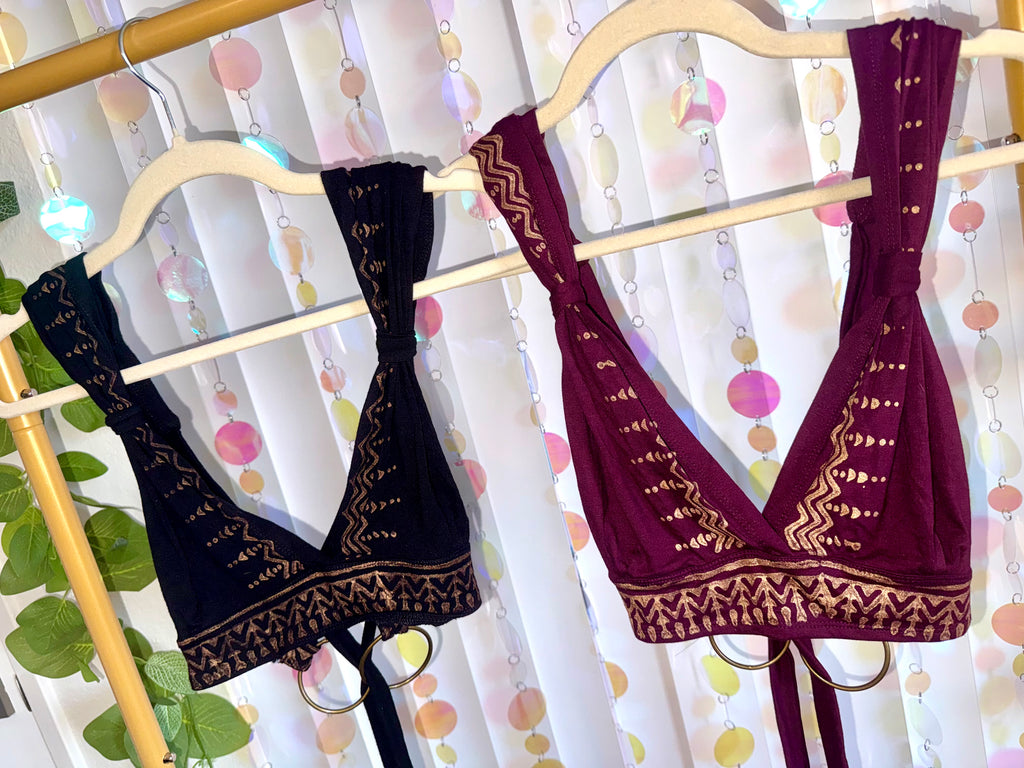 Cosmic Halter Bralettes